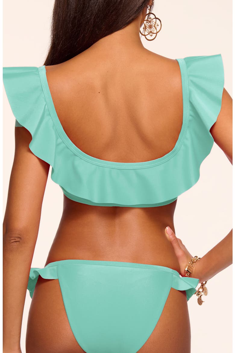 Letty Ruffle Bikini Top, Alternate, color, SEAGLASS