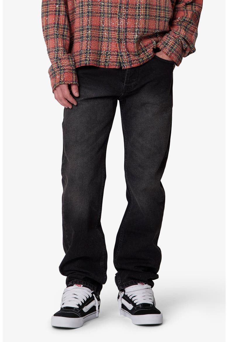 Straight Leg Jeans, Main, color, WESTERN BLACK