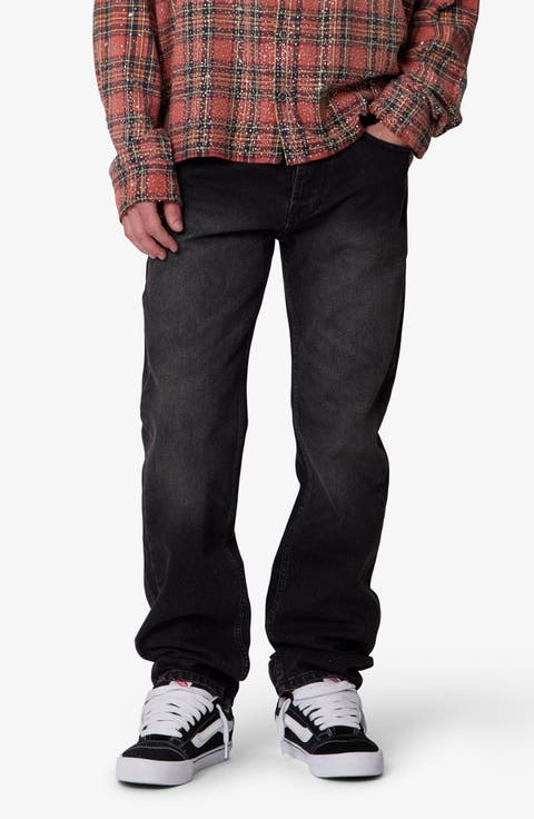 Straight Leg Jeans (Western Black)