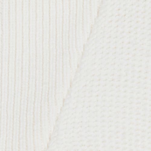 Echo Texture Knit Cape In White