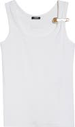 Versace Safety Pin Rib Tank