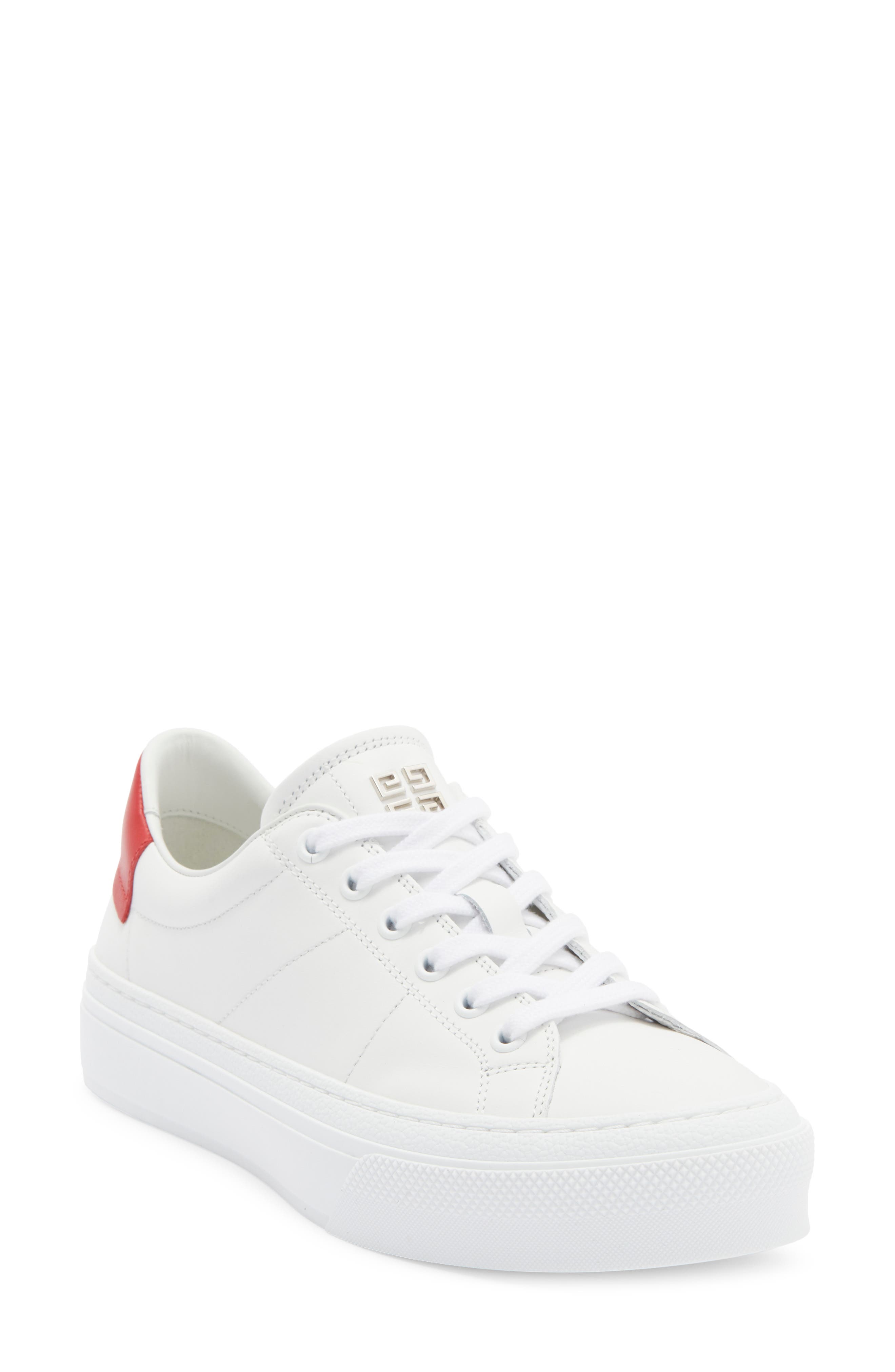 Givenchy City Sport Low Top Sneaker, Main, color, White Red
