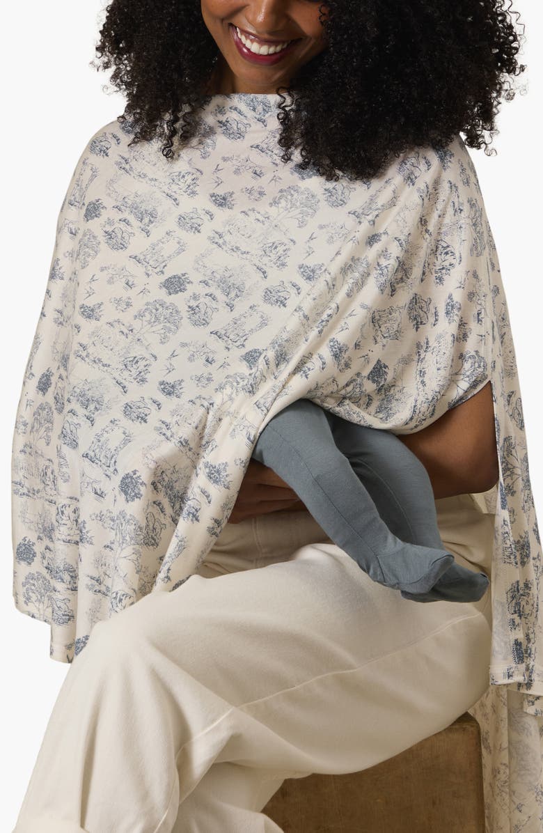 Solly Baby Nursing Cover, Main, color, Bleu Toile
