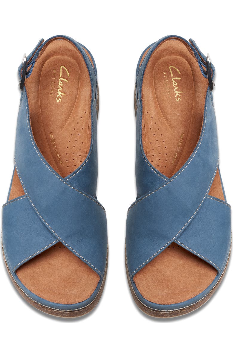 Clarks<sup>®</sup> Kassanda Step Wedge Sandal, Alternate, color,