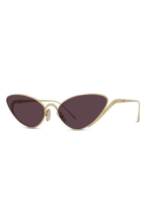 Loewe Signature 58mm Cat Eye Sunglasses In Pink
