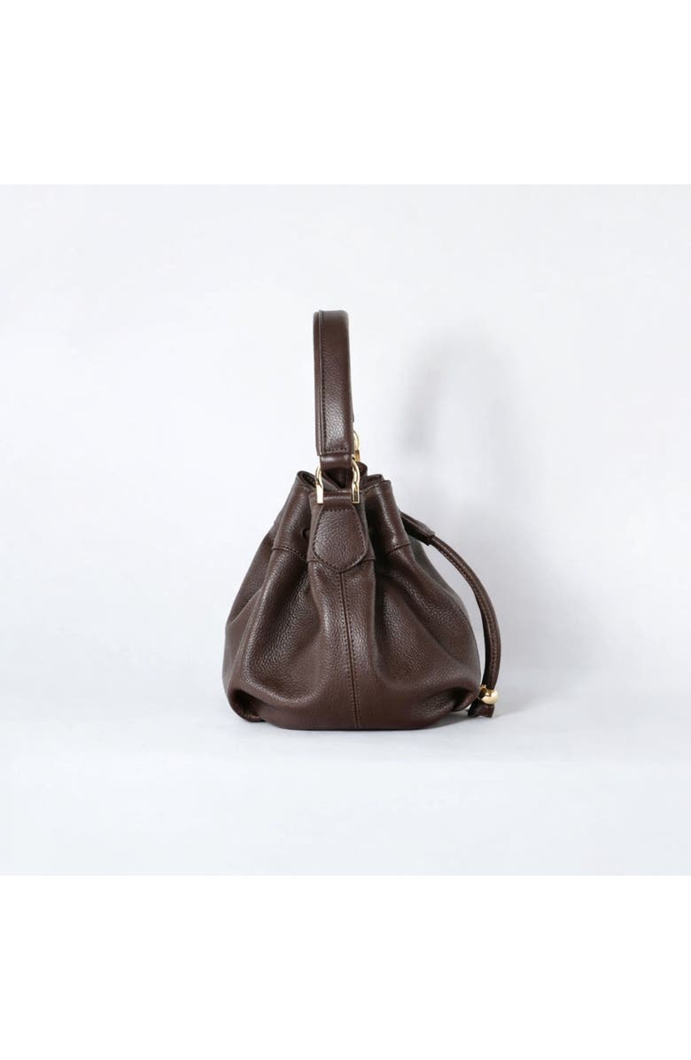 ROSZUAR Sienne Luxury Bucket Handbag, Alternate, color, Chocolate
