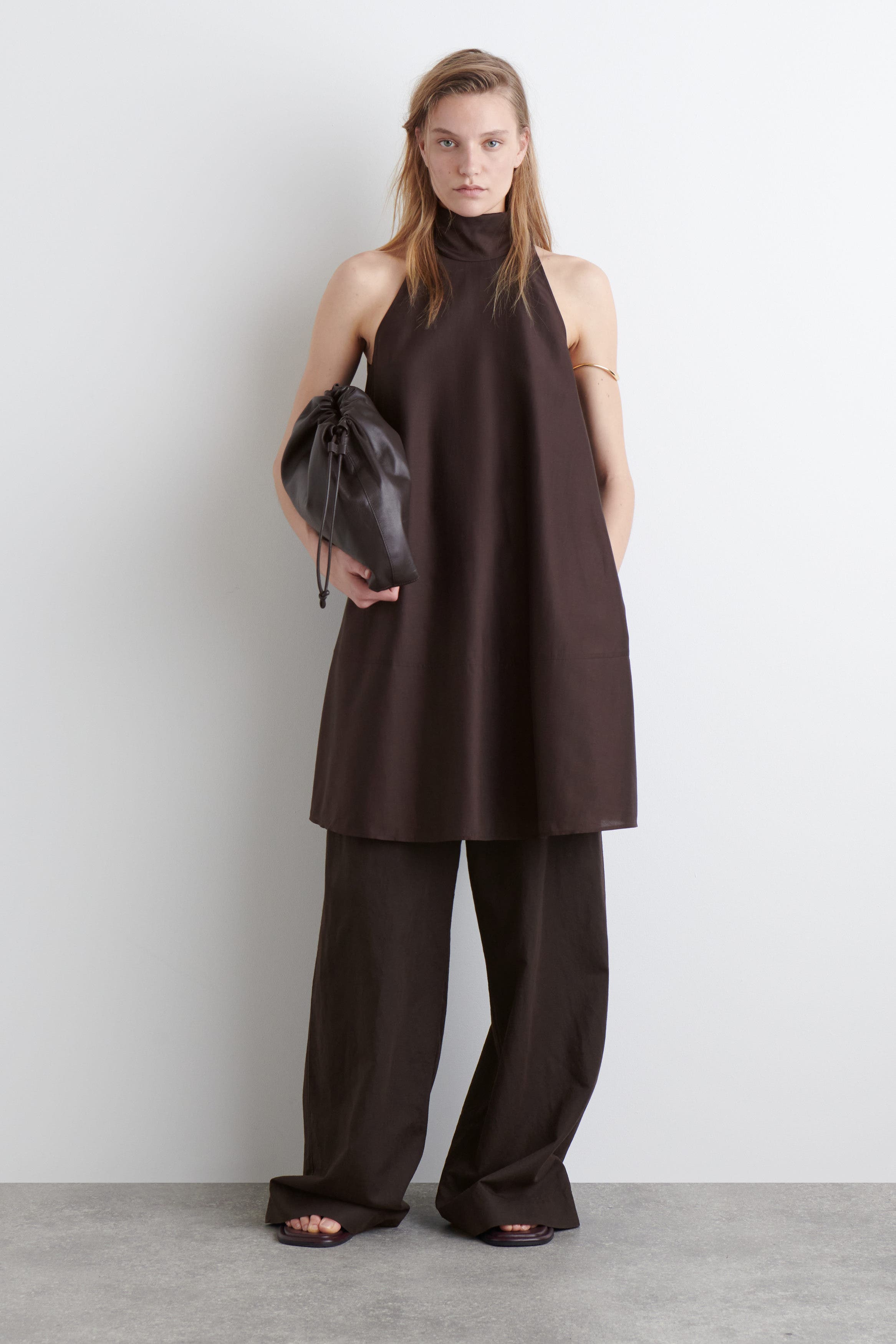 Fluid Halterneck Mini Dress - image 2