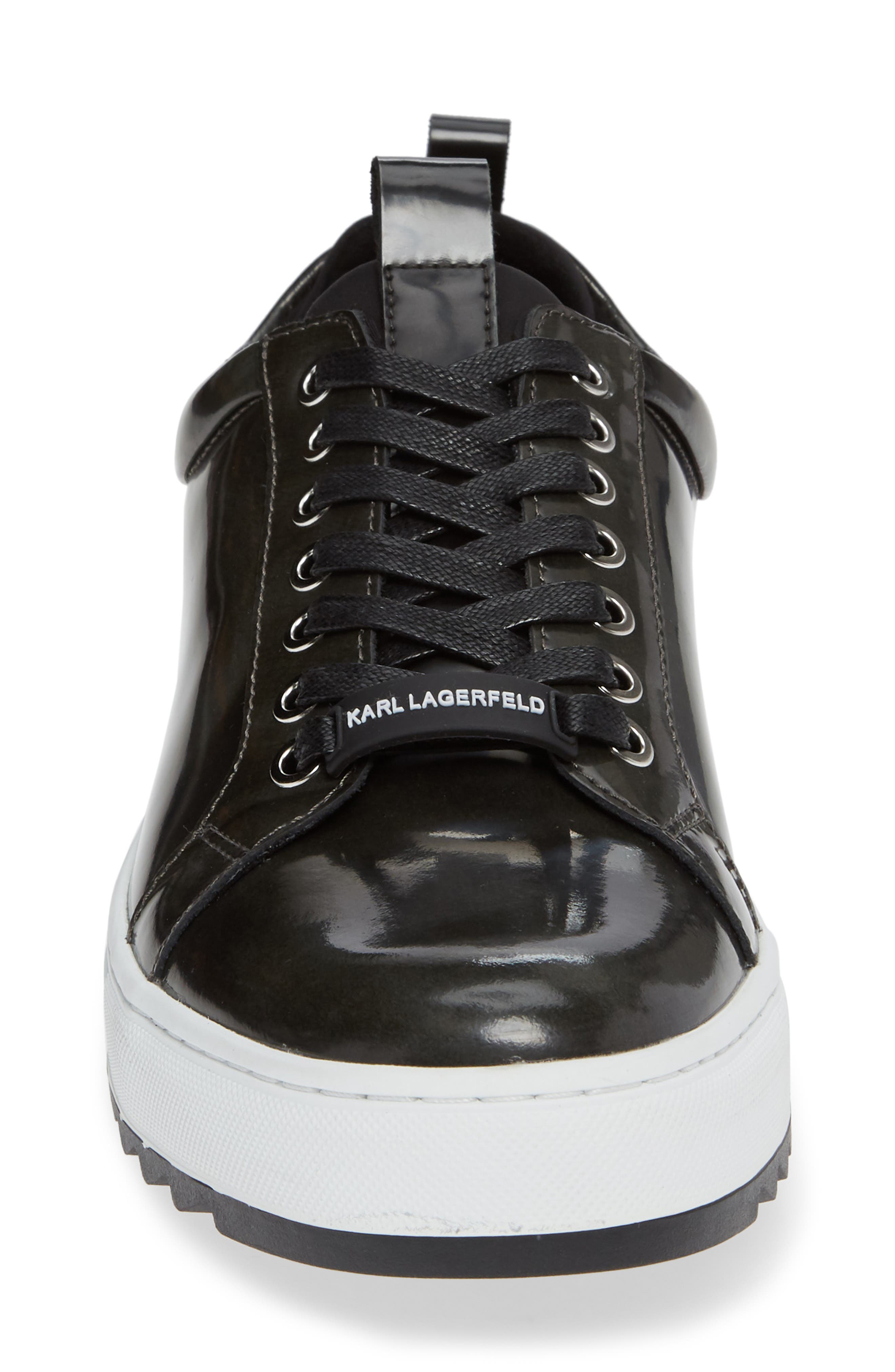 KARL LAGERFELD PARIS Box Inner Sock Sneaker, Alternate, color, 