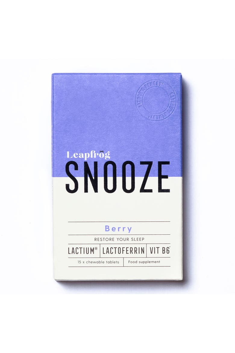 SNOOZE Food Supplement, Main, color, 15 Tablets