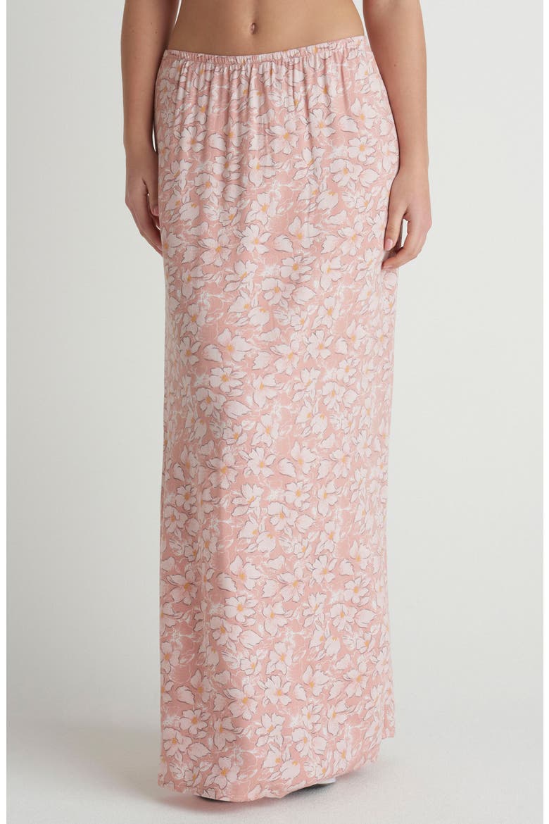 Beachcomber Maxi Skirt, Main, color, ROSE TAN