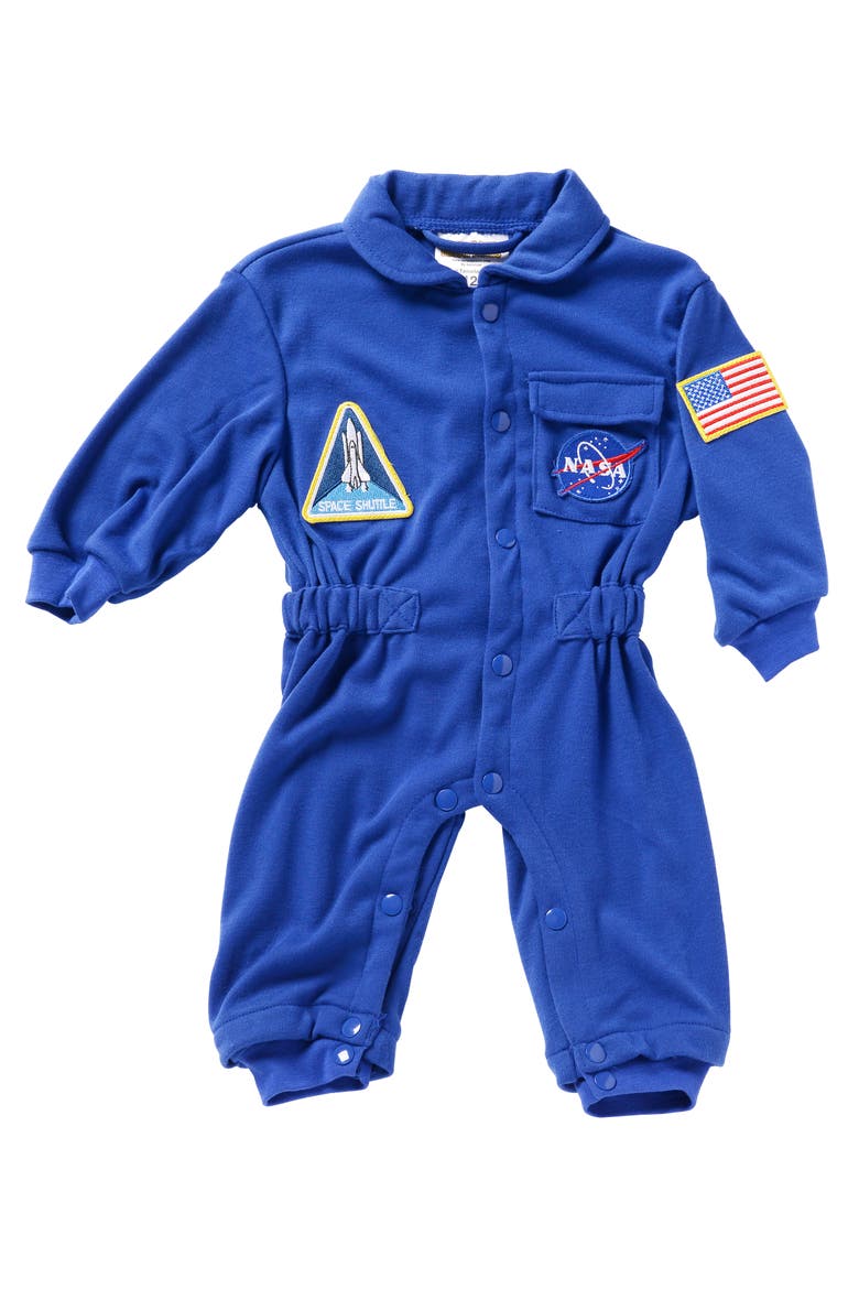 Flight Suit Romper, Alternate, color, Blue