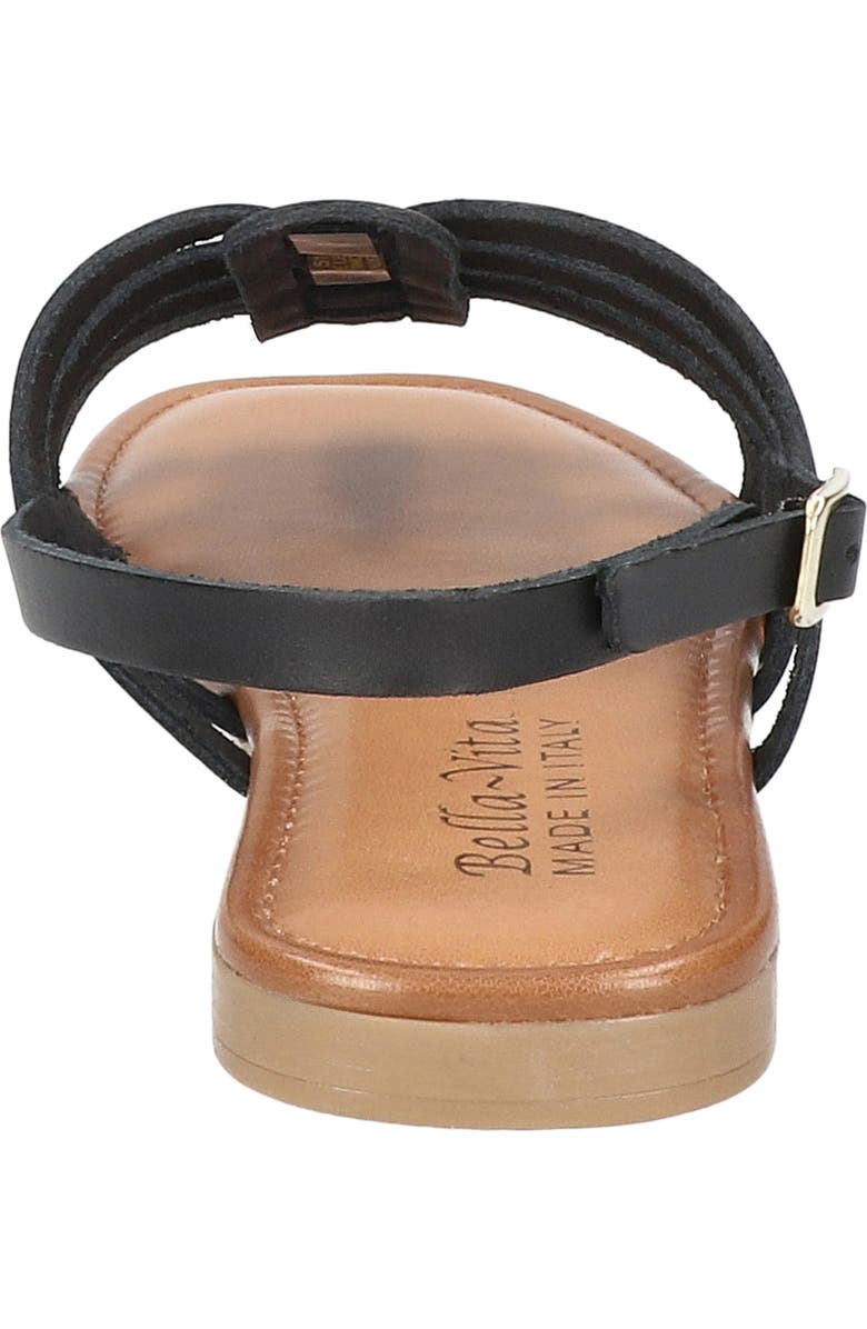 Bella Vita Uma-Italy Cage Sandal, Alternate, color, Black Leather