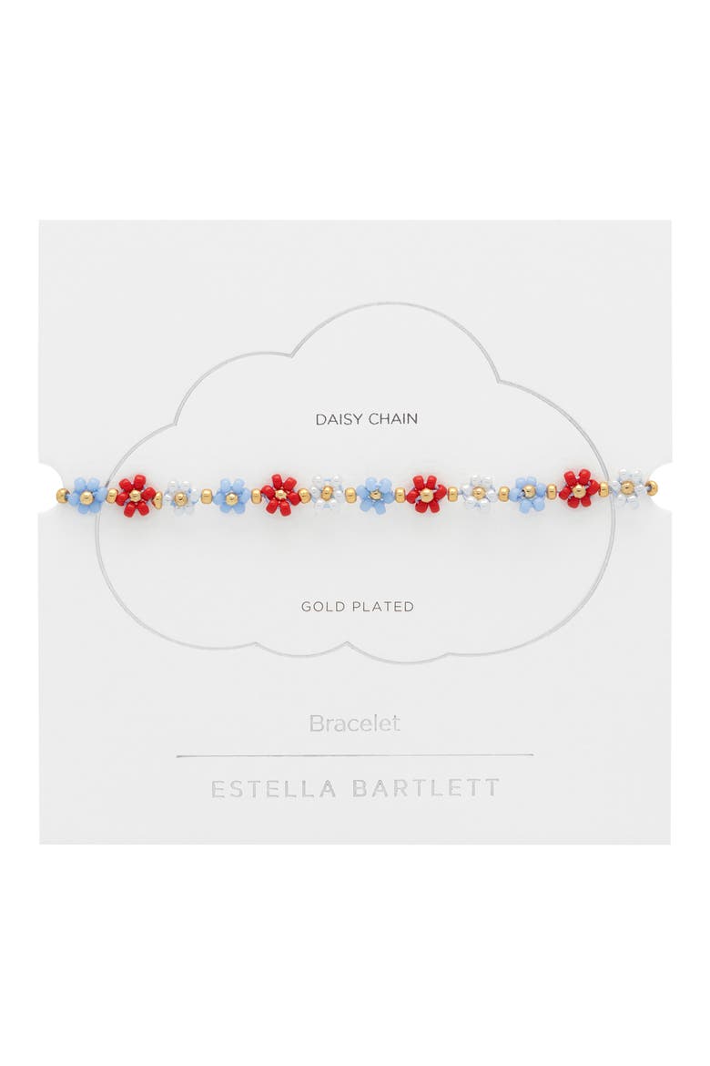Daisy Chain Bracelet, Main, color, GOLD