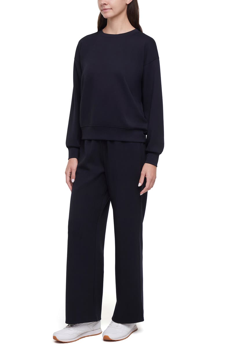 Three Dots Lana Relaxed Fit Pullover, Alternate, color, Black Beauty