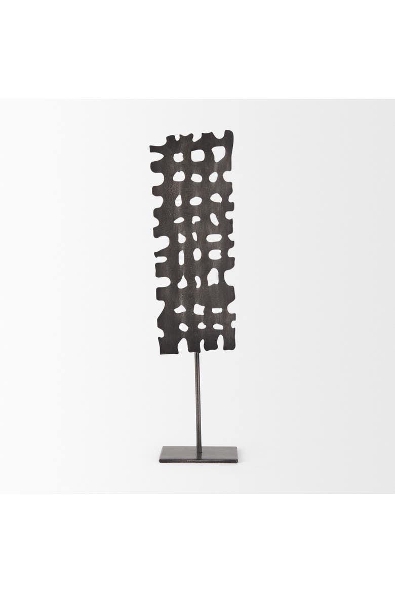 Shaw II Large Rectangular Decorative Object, Alternate, color, Grey
