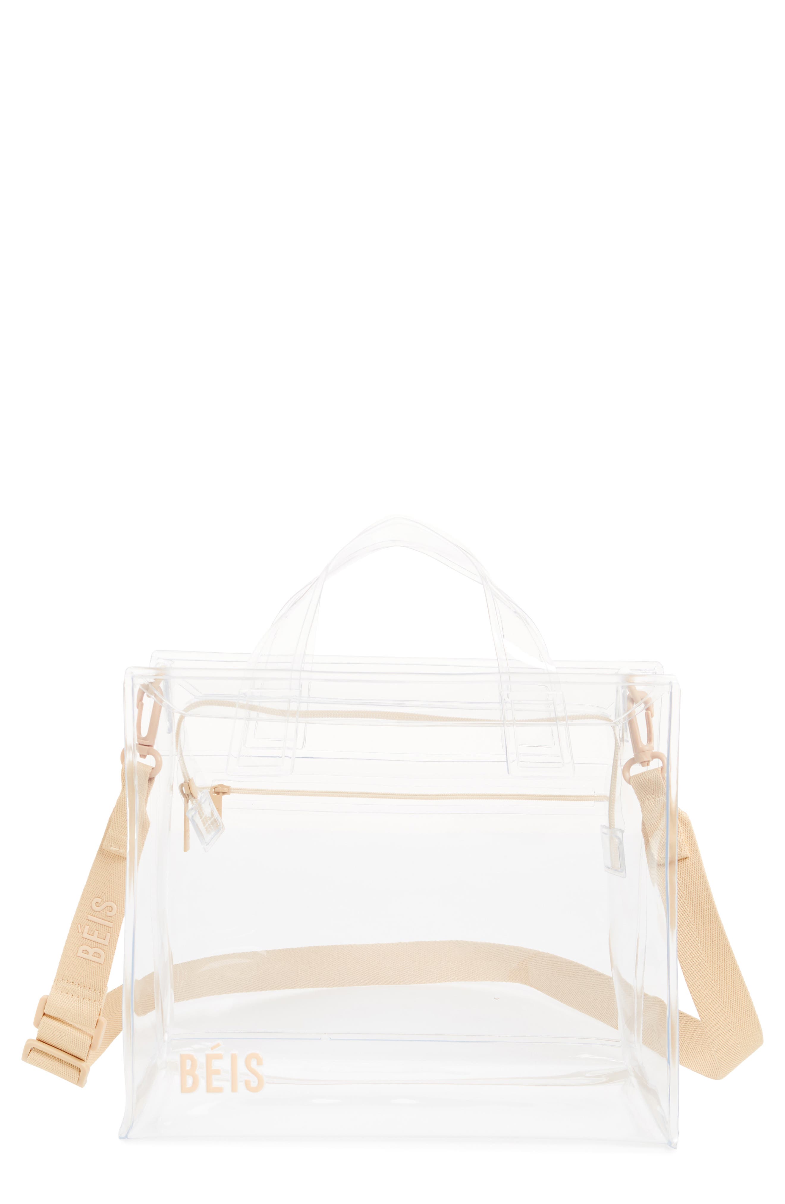 Béis The Clear Stadium Tote, Main, color, 