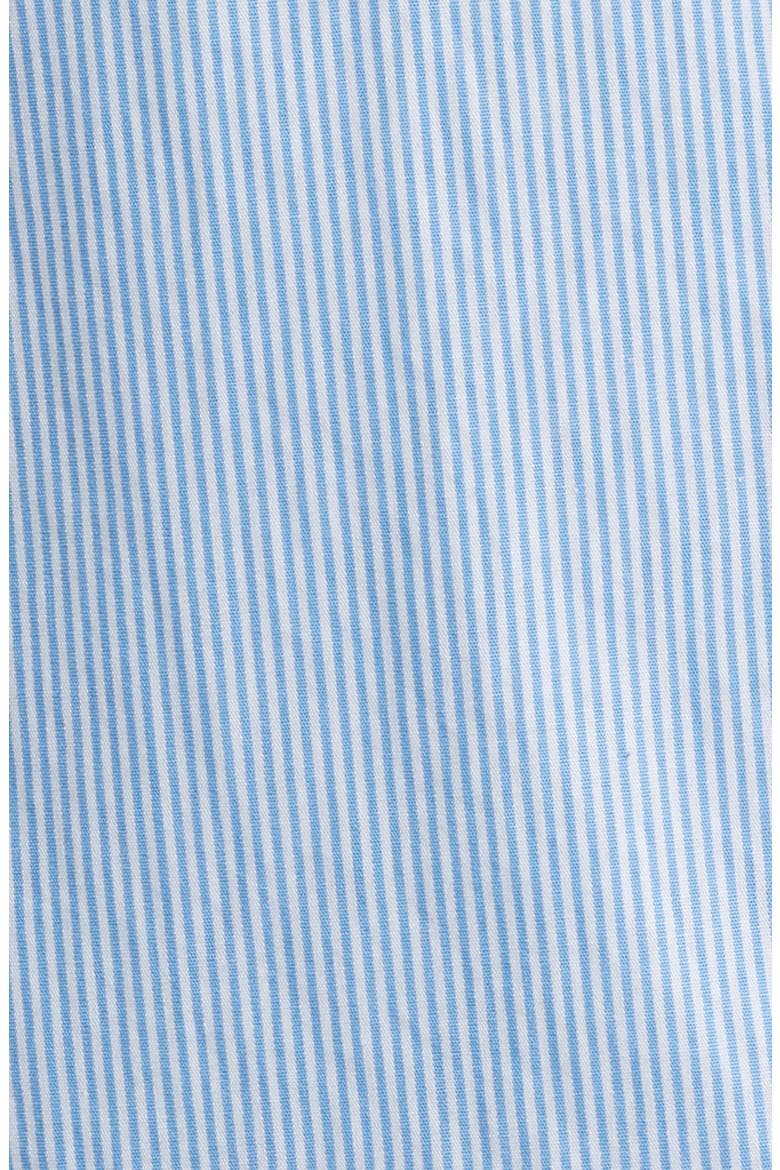 Sunflower Stripe Cotton Button-Up Shirt, Alternate, color, BLUE STRIPE