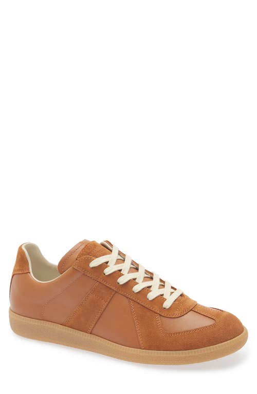 Shop Maison Margiela Replica Low Top Sneaker In Light Brown