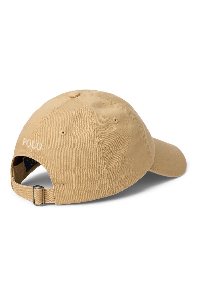 The Iconic Cotton Chino Adjustable Ball Cap, Alternate, color, CAMEL
