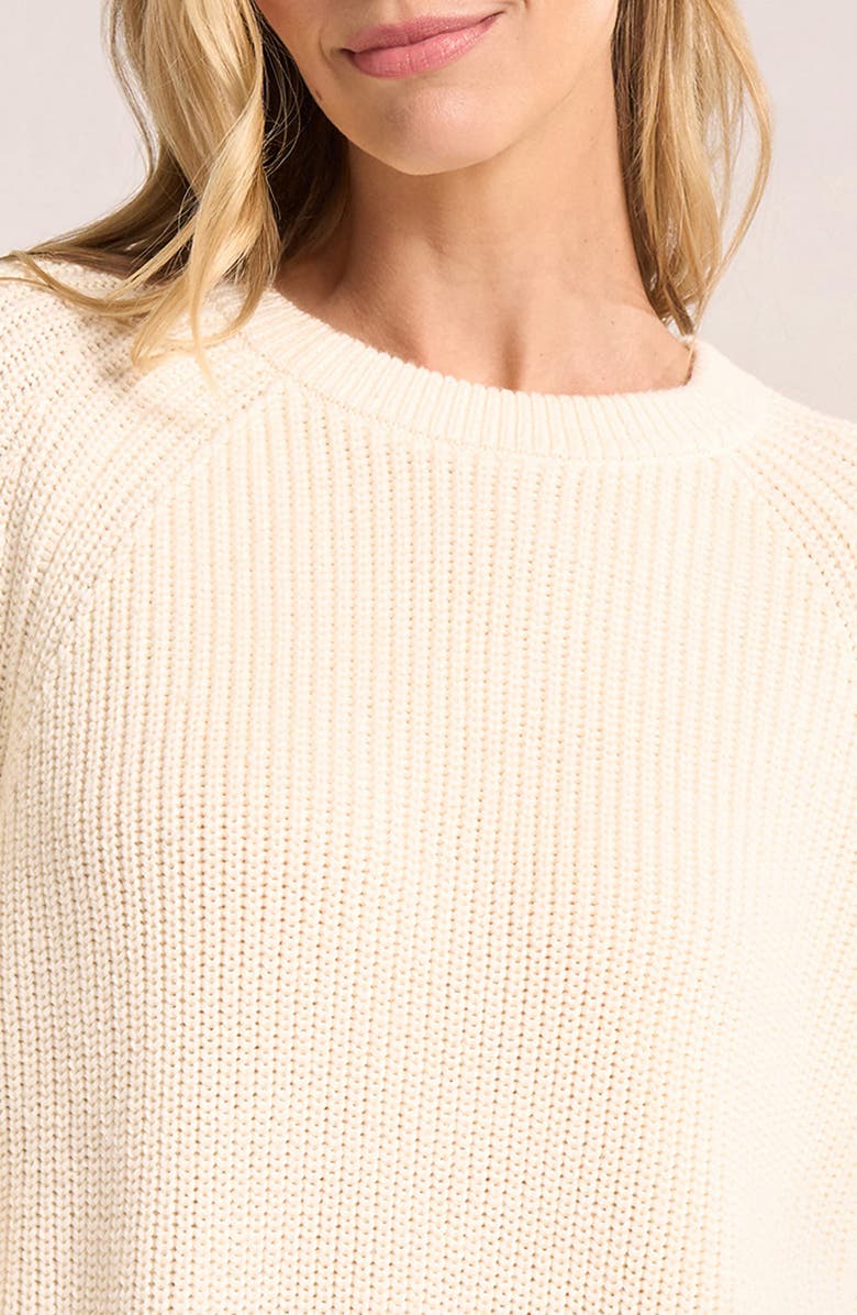 matty m. Pepper Pullover Sweater, Alternate, color, Vellum White