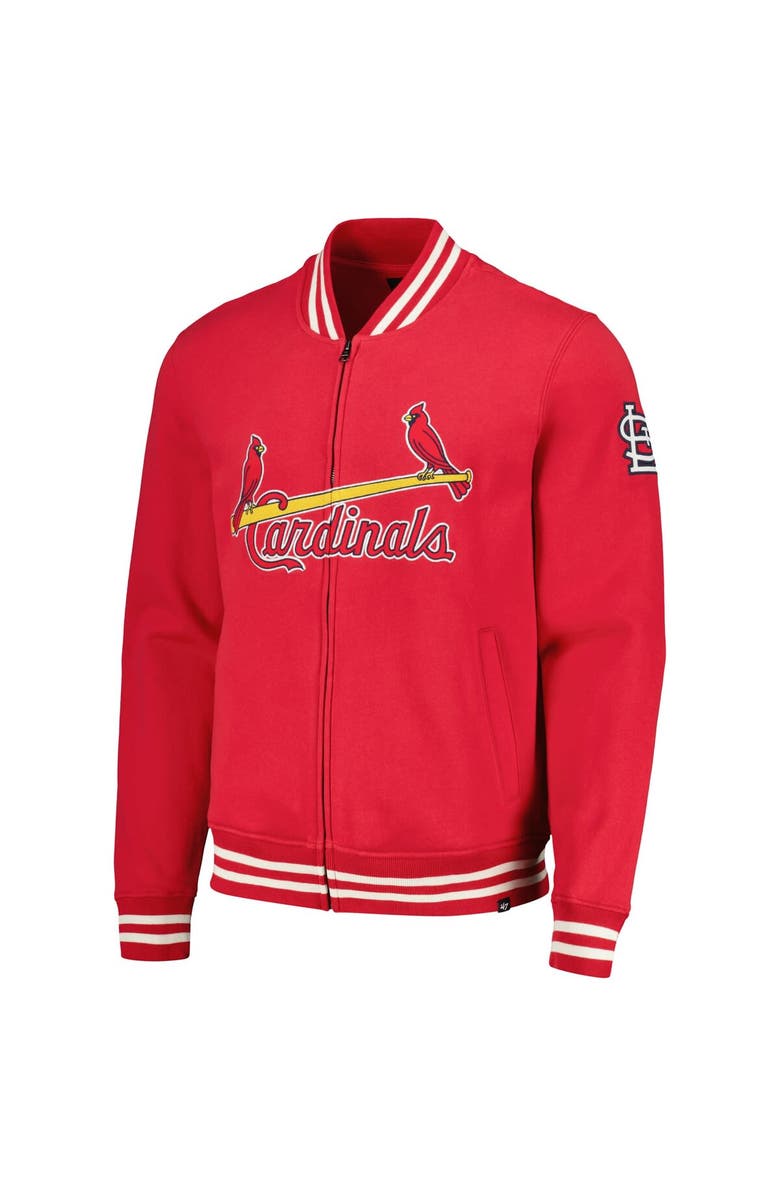 '47 Men's '47 Red St. Louis Cardinals Wax Pack Pro Camden Full-Zip Track Jacket, Alternate, color, Red