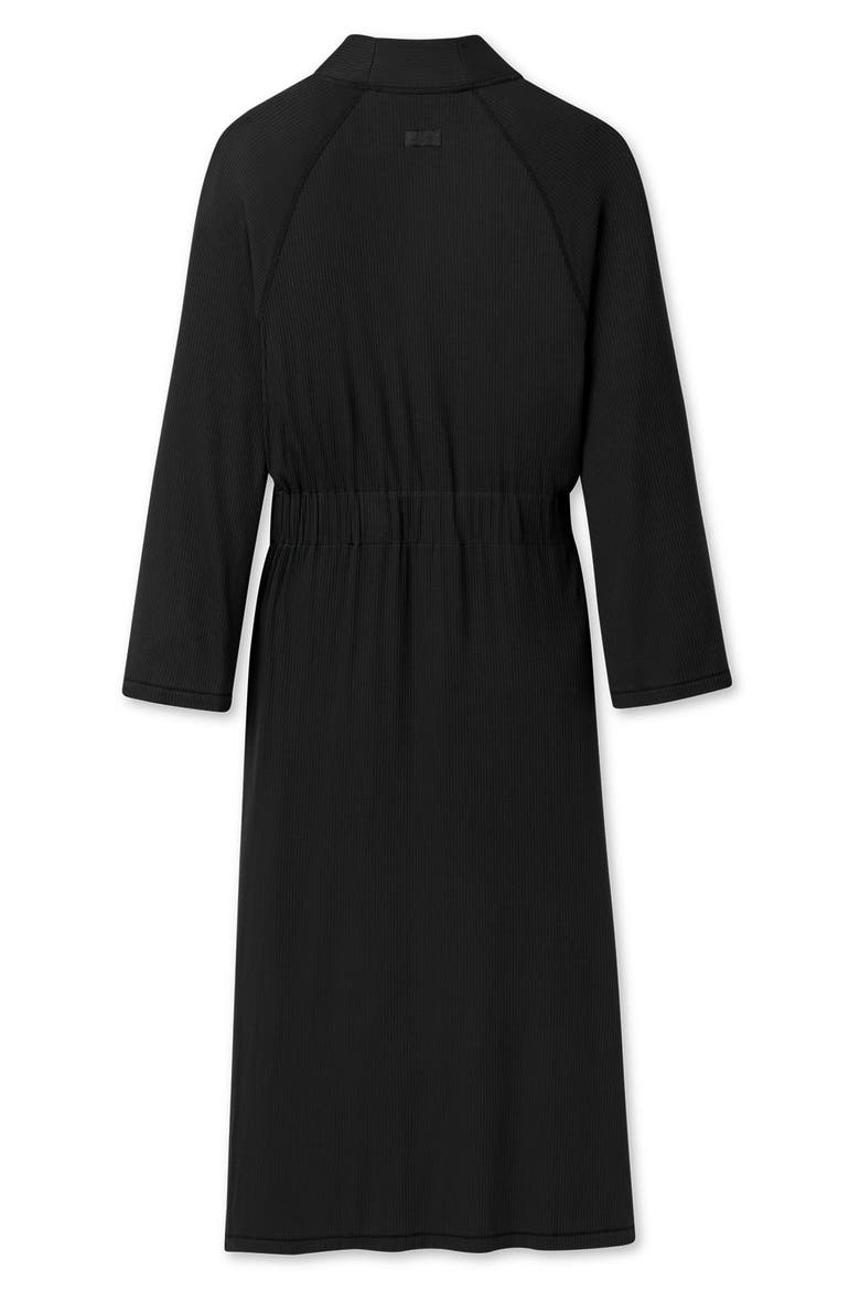 Myra Rib Robe, Alternate, color, BLK