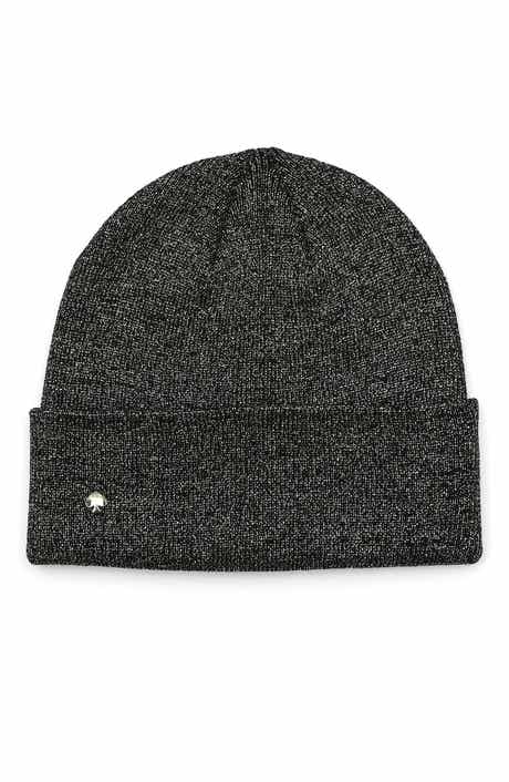 Kate Spade New York metallic beanie