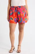 SUGARLIPS Kahlia Tropics Taliya Cotton Drawstring Shorts