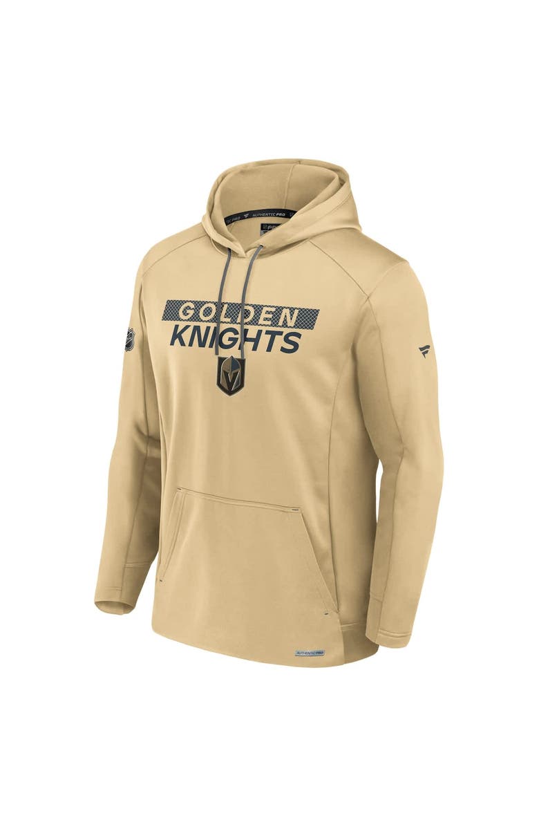 FANATICS Men's Fanatics Gold Vegas Golden Knights Authentic Pro Alternate Fleece Pullover Hoodie, Alternate, color, Gold