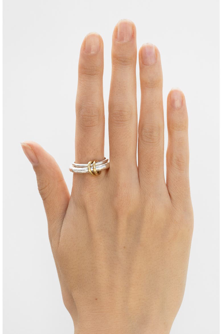 Agon Vulcan Stack Ring, Alternate, color, SILVER