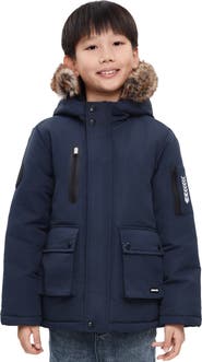 Rokka&Rolla Kids' Parka Jacket with Insulated Hood