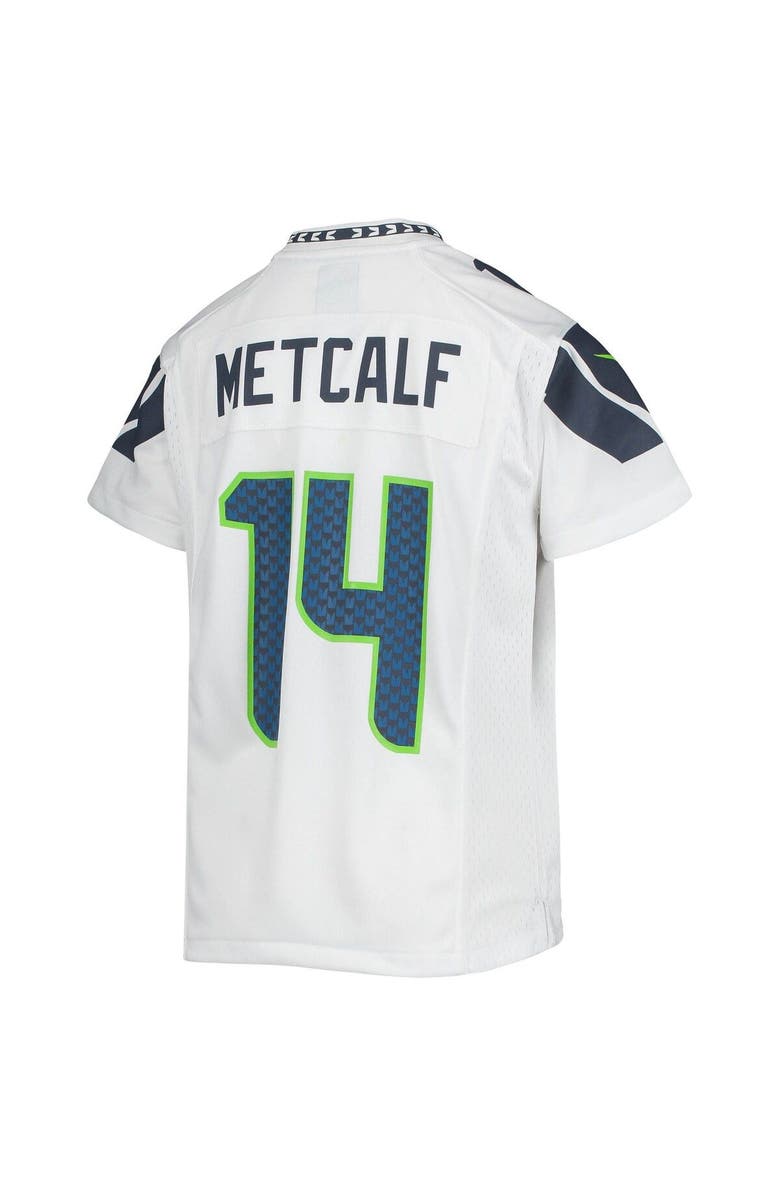 Nike Youth Nike DK Metcalf White Seattle Seahawks Game Jersey, Alternate, color, 