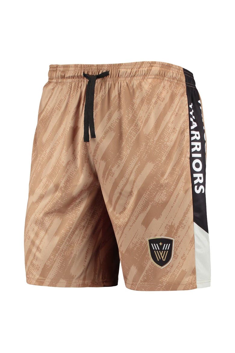 Men's FOCO Gold Vancouver Warriors Static Mesh Shorts, Alternate, color, Gold