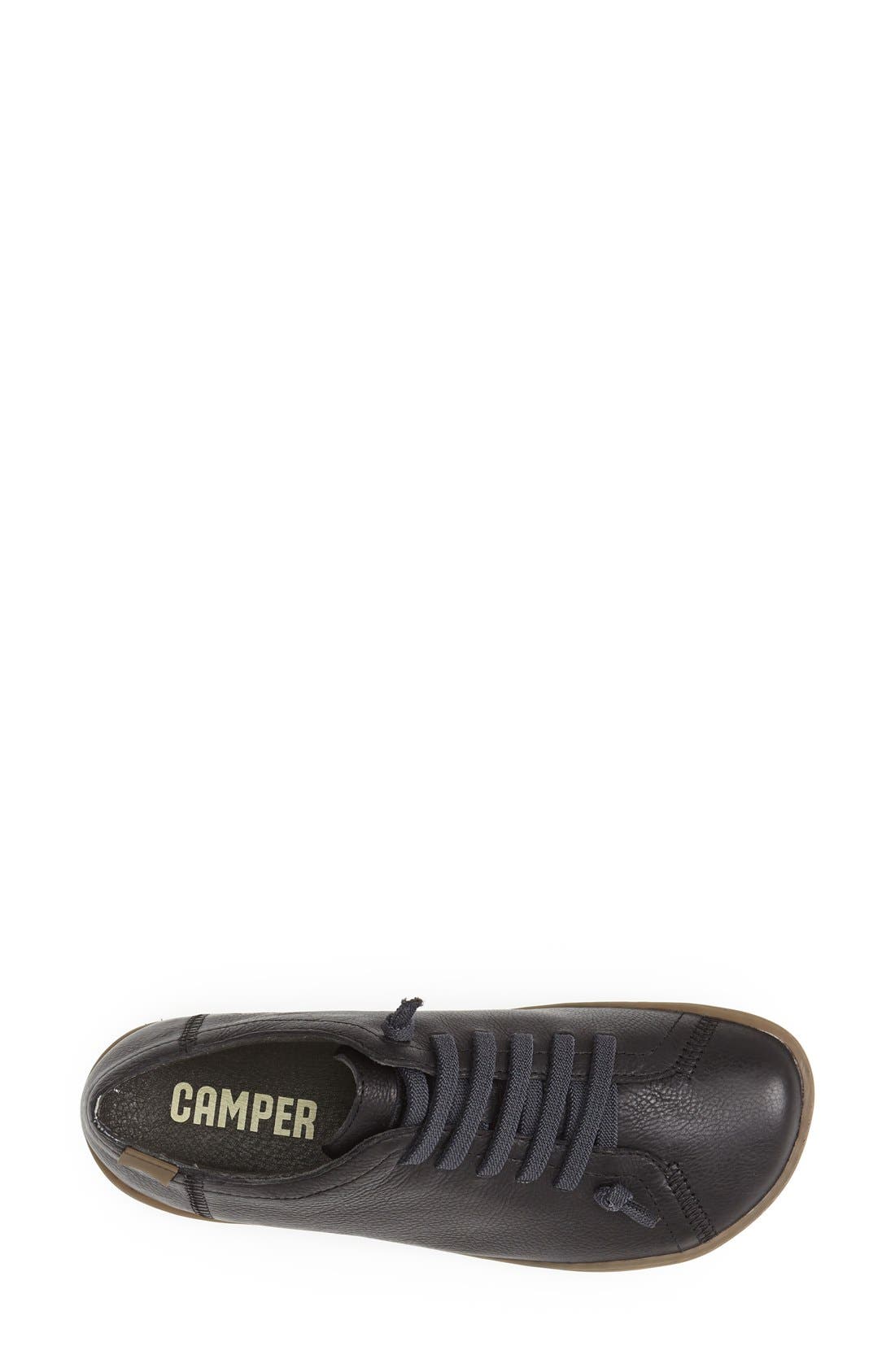 Camper 'Peu Cami' Leather Sneaker, Alternate, color, Black
