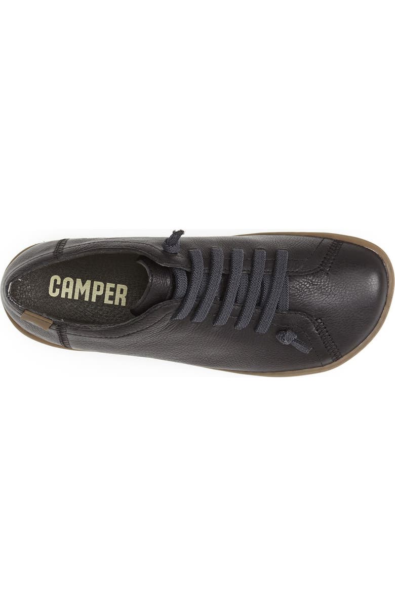 Camper 'Peu Cami' Leather Sneaker, Alternate, color, Black
