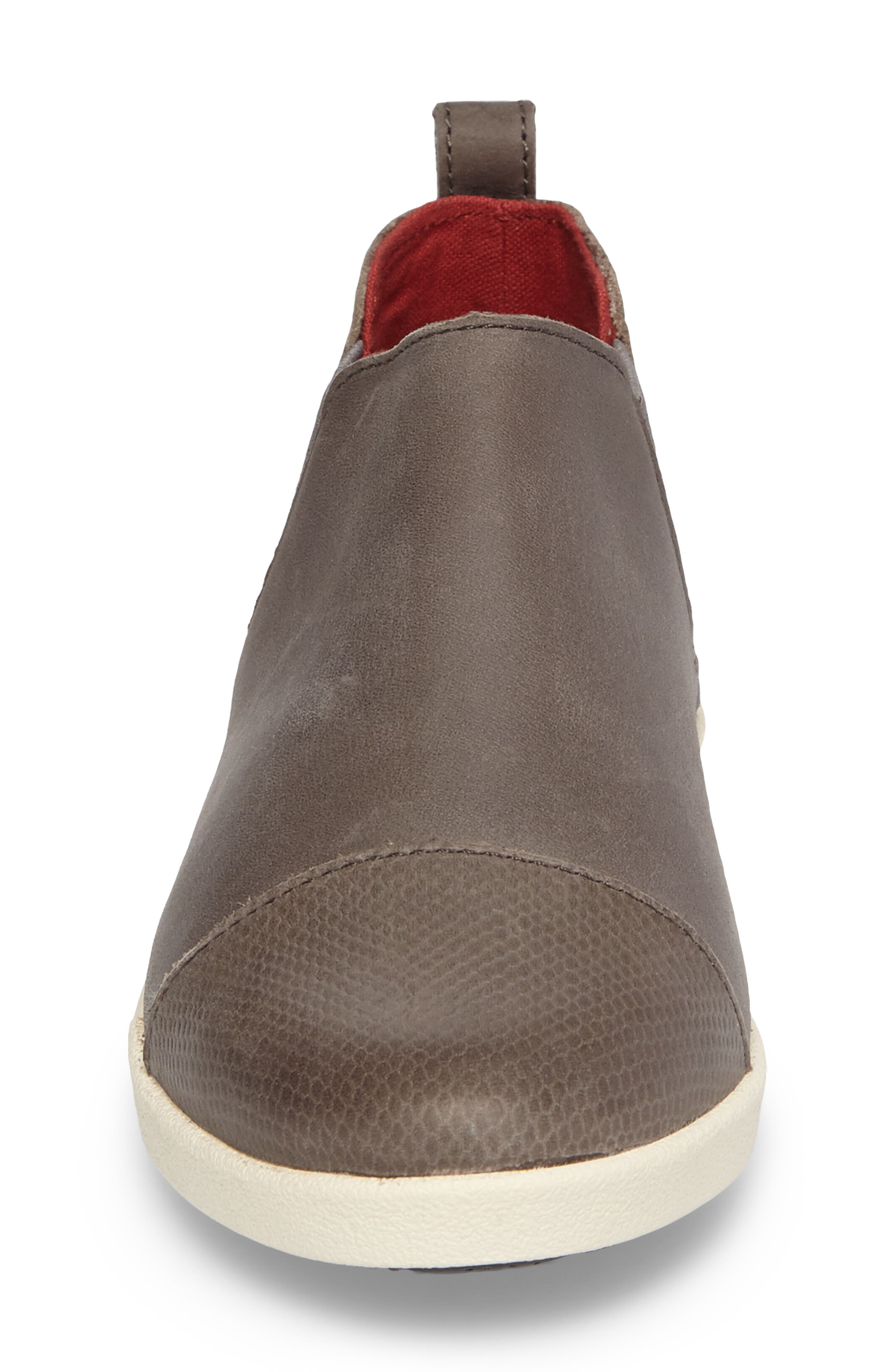 Waipahe Chelsea Sneaker, Alternate, color, CHARCOAL/ CHARCOAL LEATHER