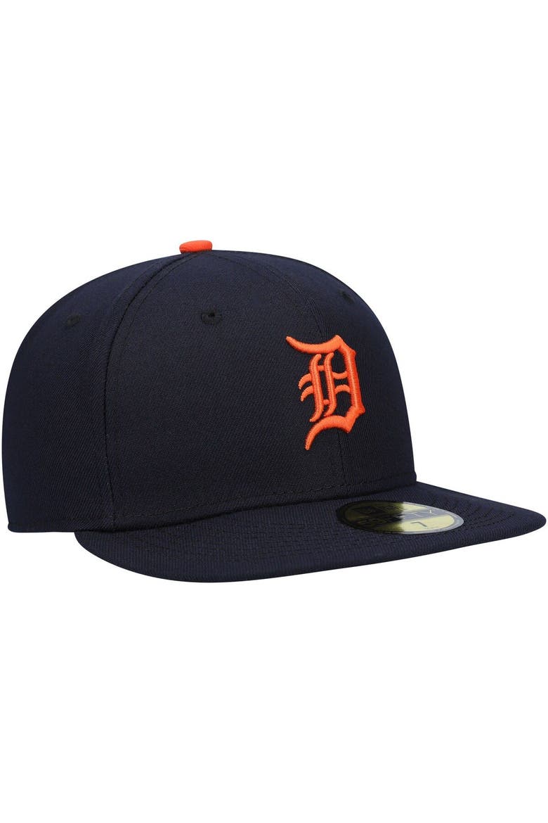 Men's New Era Navy Detroit Tigers Authentic Collection On-Field Road 59FIFTY Fitted Hat, Alternate, color, Navy