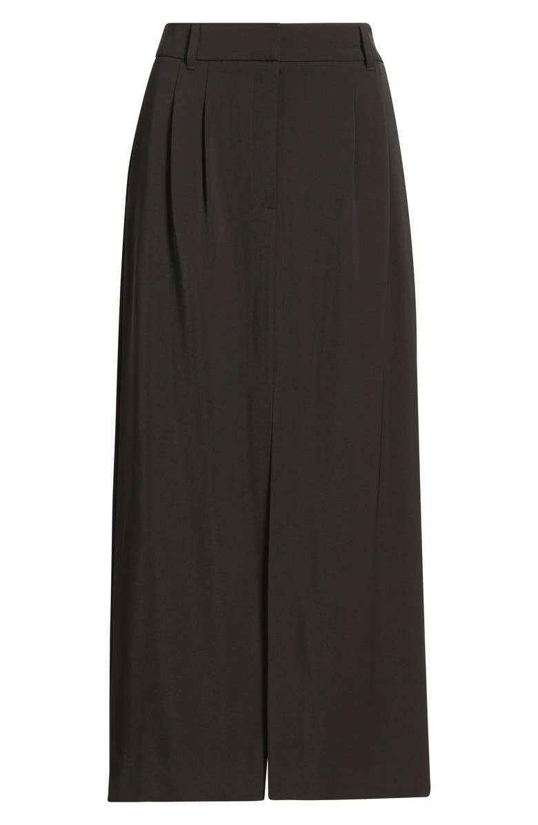 French Connection Harry Suiting Slit Maxi Skirt, Main, color, Black