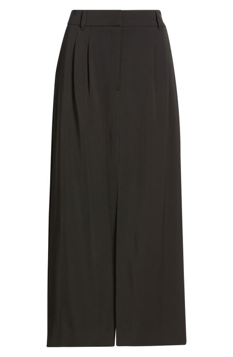 Harry Suiting Slit Maxi Skirt