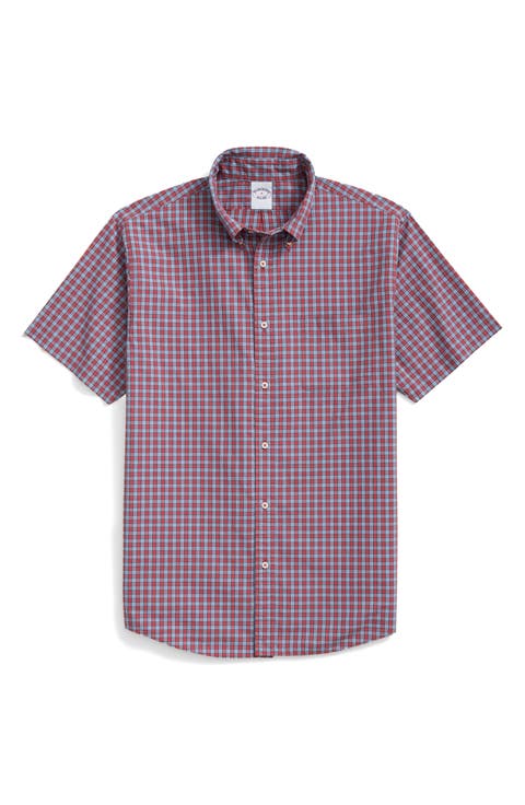 Friday Regular Fit Plaid Cotton Poplin Button-Down Shirt