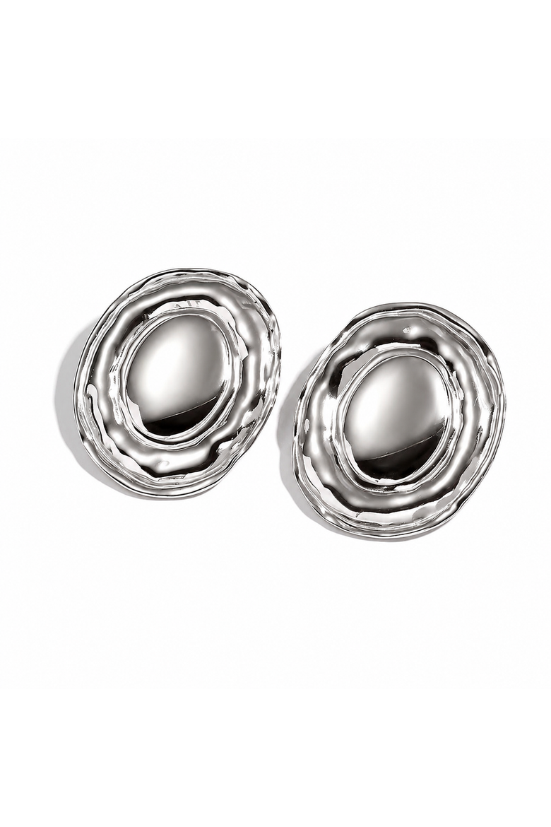 Gia Circle Earrings, Alternate, color, Gold