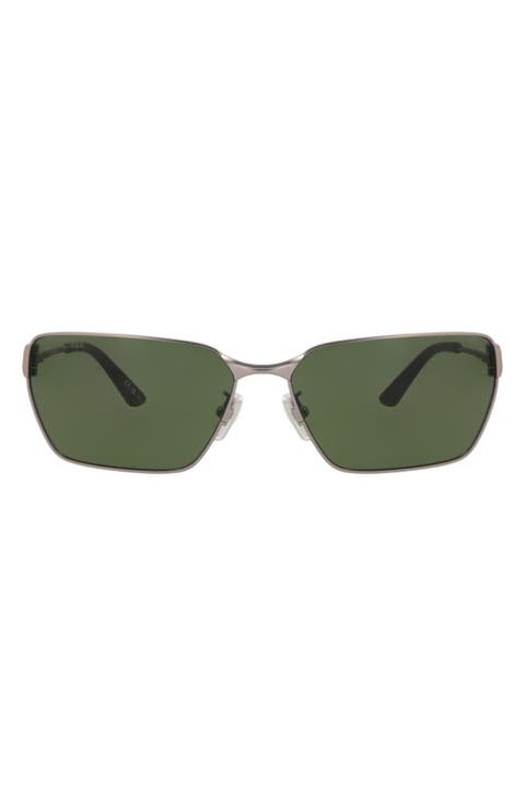 63mm Rectangular Sunglasses