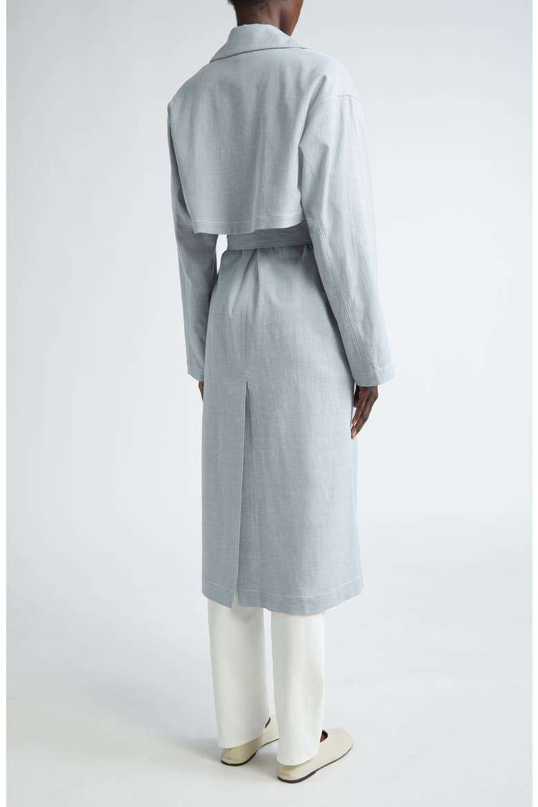 Oversize Belted Trench Coat, Alternate, color, ATLAS MELANGE