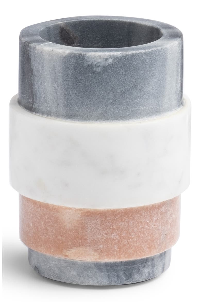 Tripoli Marble Toothbrush Holder, Main, color, MULTI