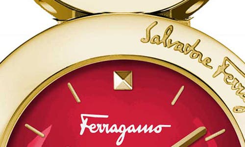 Ferragamo Gancino Bracelet Bracelet Watch In Gold