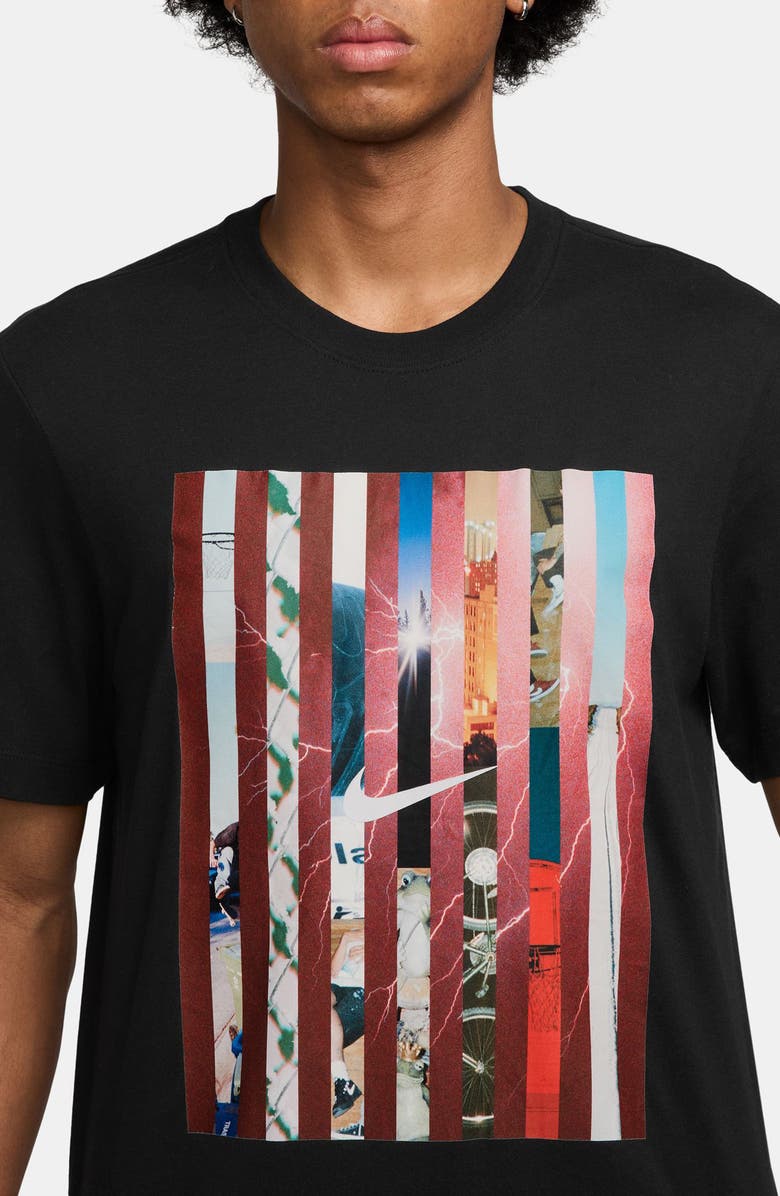 Nike Open Stripe Graphic T-Shirt, Alternate, color, 