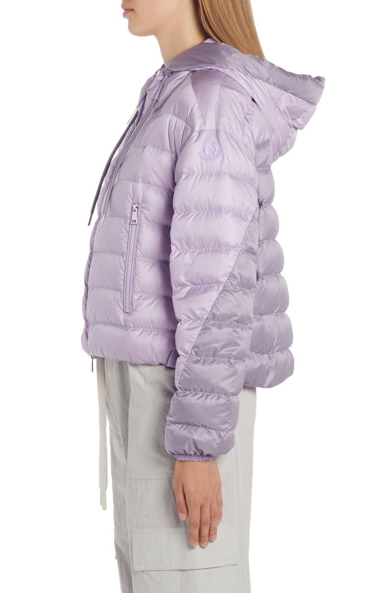 Moncler Sylans Colorblock Hooded Down Jacket, Alternate, color, 