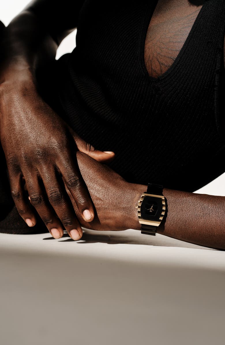 JBW Atlas Bracelet Watch, 34mm, Alternate, color, Ip Black