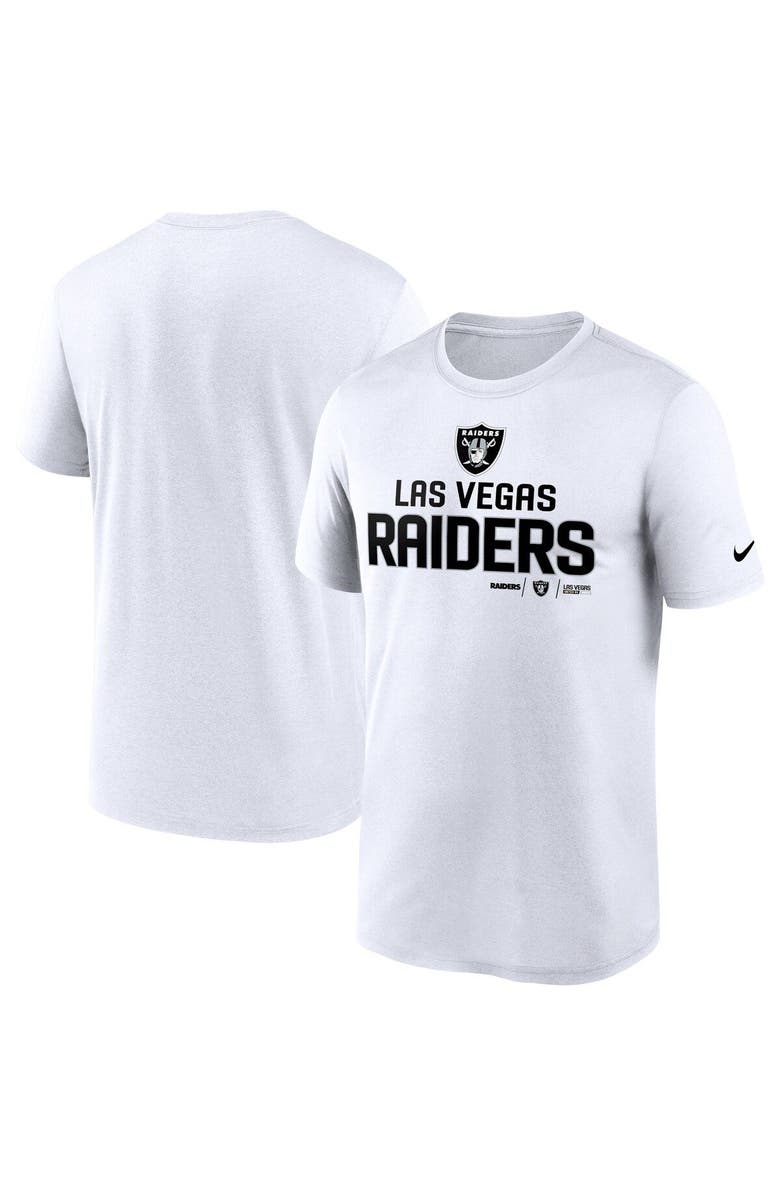 Nike Men's Nike White Las Vegas Raiders Legend Community Performance T-Shirt, Main, color, White