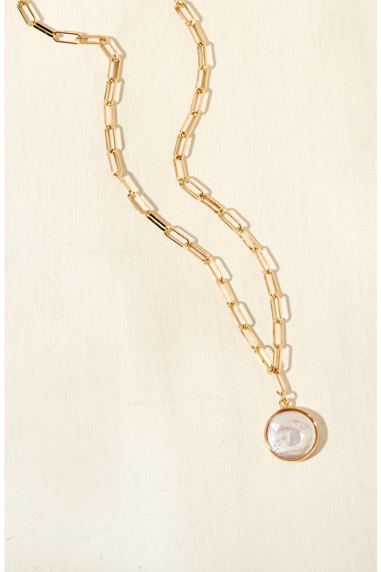 Capri Pendant Necklace, Alternate, color, GOLD